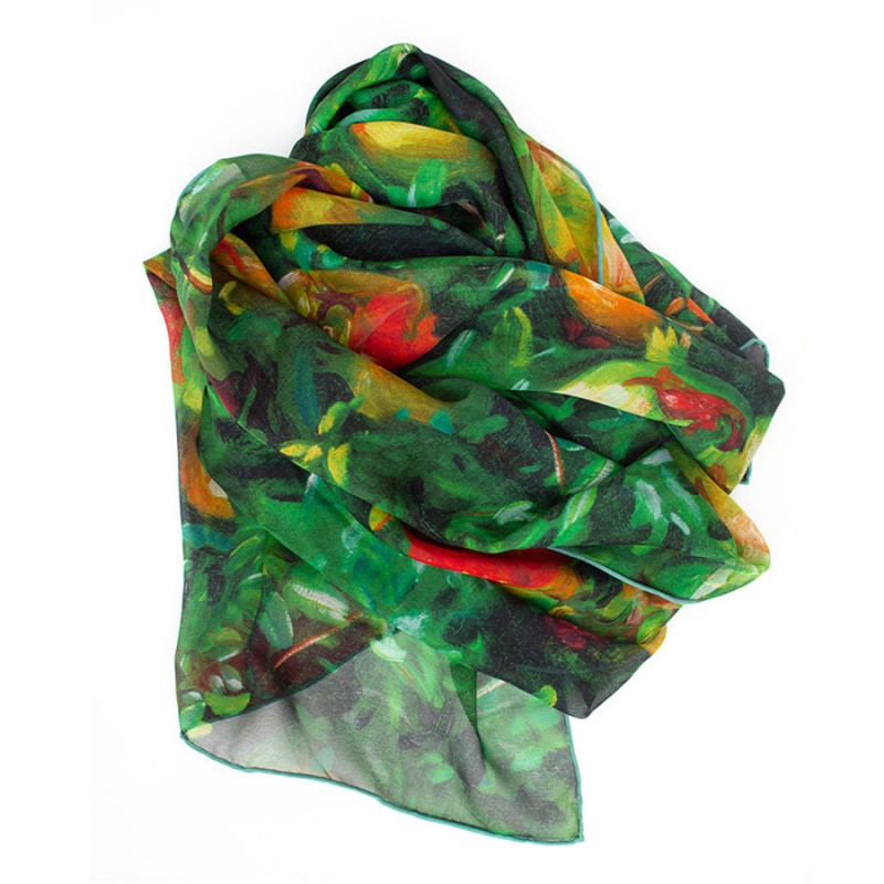 Scarves Fox and Chave John Singer Sargent Pomegranate Chiffon Scarf £52.00