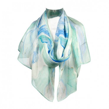 Scarves Fox and Chave Van Gogh Wheatfield Chiffon Scarf £52.00