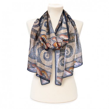 Scarves Fox and Chave Roman Mosaic Chiffon Scarf £52.00