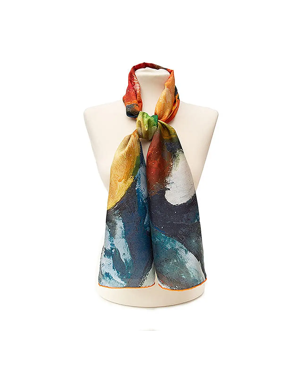 Scarves Fox and Chave Cézanne Fruit Silk Habotai Scarf £42.00