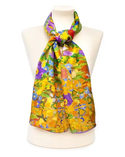 Scarves Fox and Chave Klimt The Kiss Silk Habotai Scarf £42.00