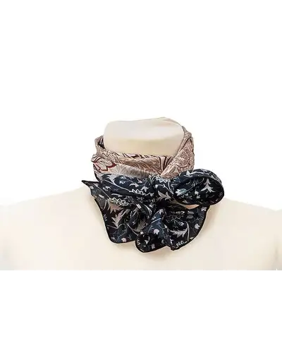 Scarves Fox and Chave Morris Natural Mix Silk Habotai Scarf £42.00