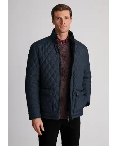 Jackets Brook Taverner Haydock Navy Quilted Water Repellent Jacket £89.00