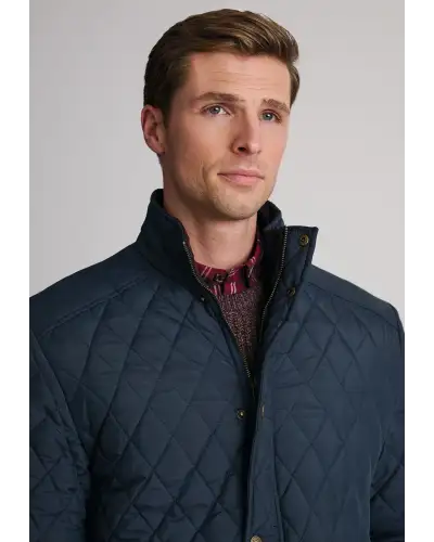 Jackets Brook Taverner Haydock Navy Quilted Water Repellent Jacket £89.00