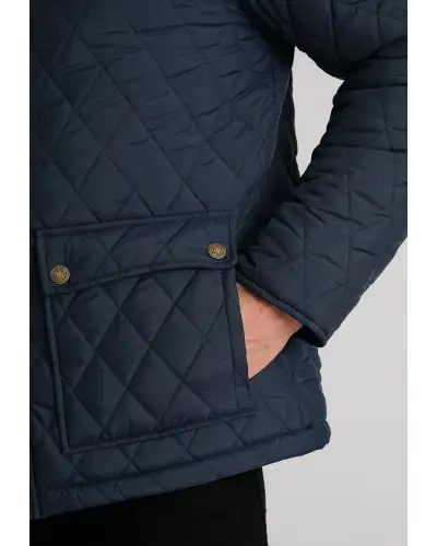 Jackets Brook Taverner Haydock Navy Quilted Water Repellent Jacket £89.00