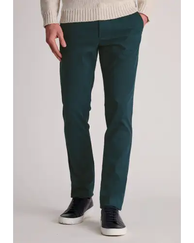 Fit Trousers Brook Taverner Regular Fit Bolt Teal Italian Fine Twill Stretch Cotton Chinos £62.00