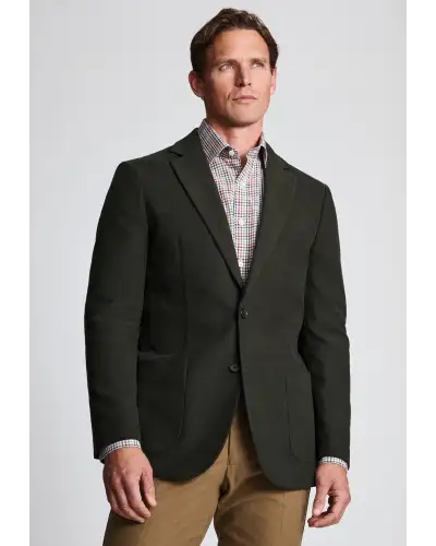 Jackets Brook Taverner Tailored Fit Crowcombe Khaki Cotton Moleskin Jacket £116.00