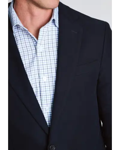 Jackets Brook Taverner Tailored Fit Crowcombe Navy Cotton Moleskin Jacket £116.00