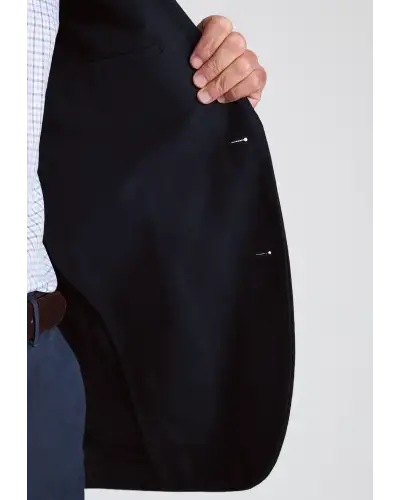 Jackets Brook Taverner Tailored Fit Crowcombe Navy Cotton Moleskin Jacket £116.00