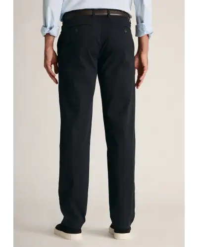 Fit Trousers Brook Taverner Tailored Fit Leo Midnight Stretch Cotton Chinos £45.00