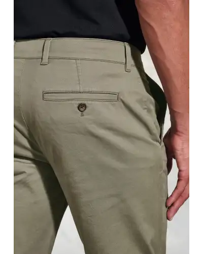 Fit Trousers Brook Taverner Tailored Fit Leo Olive Stretch Cotton Chinos £45.00
