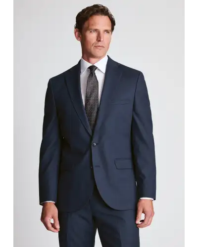 Suit Jackets Brook Taverner Tailored Fit Shawford Air Force Blue Wool Blend Performance Suit Jacket £116.00