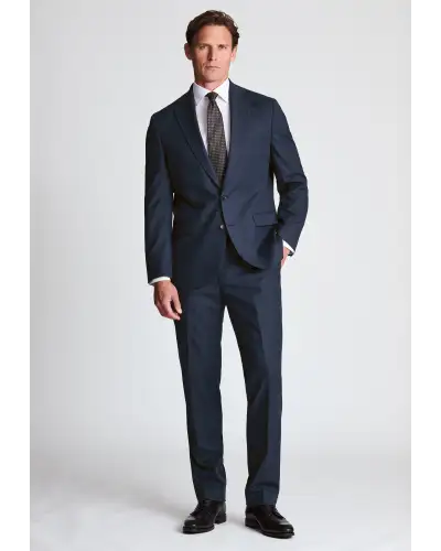 Suit Jackets Brook Taverner Tailored Fit Shawford Air Force Blue Wool Blend Performance Suit Jacket £116.00