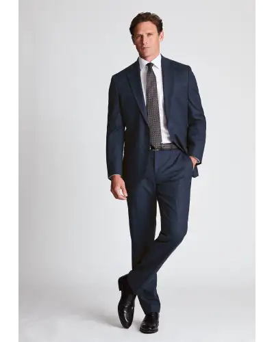 Suit Jackets Brook Taverner Tailored Fit Shawford Air Force Blue Wool Blend Performance Suit Jacket £116.00