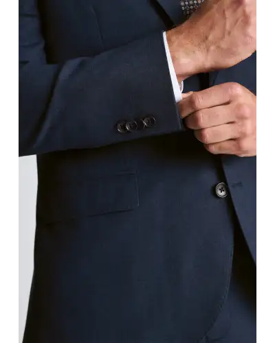 Suit Jackets Brook Taverner Tailored Fit Shawford Air Force Blue Wool Blend Performance Suit Jacket £116.00
