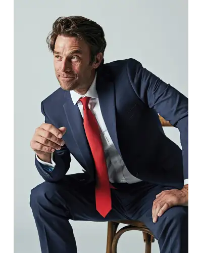 Suit Jackets Brook Taverner Tailored Fit Cassino Navy Check Washable Suit Jacket £161.00