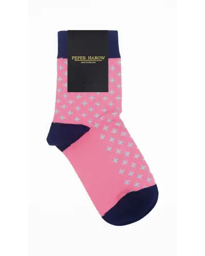 Women PEPER HAROW Crosslet Womens Socks - Pink £15.00
