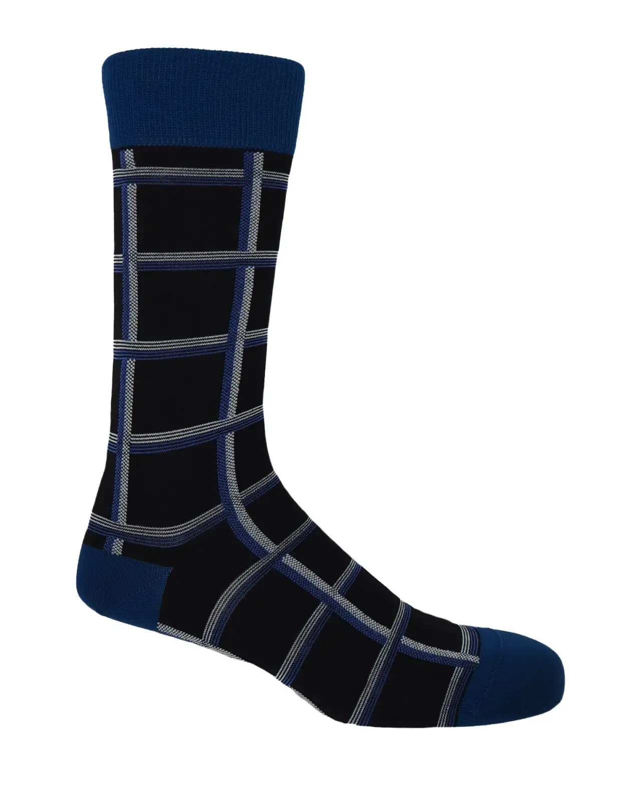 Men PEPER HAROW Check Mens Socks - Black £16.00