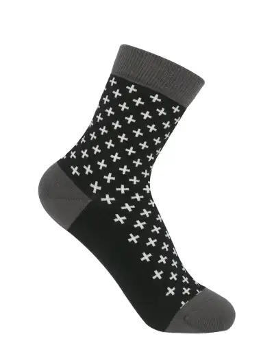 Women PEPER HAROW Crosslet Womens Socks - Black £15.00