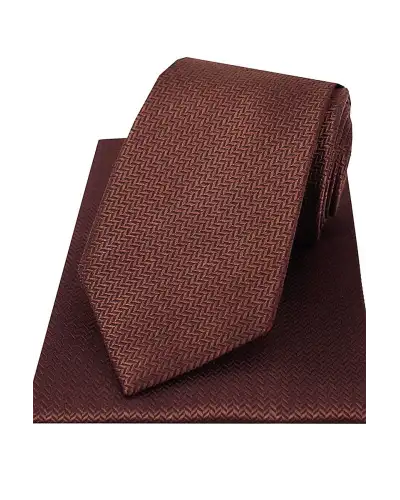 Silk Hankies Soprano Ties Soprano Chocolate Brown Herringbone Silk Tie And Hanky Set £34.00