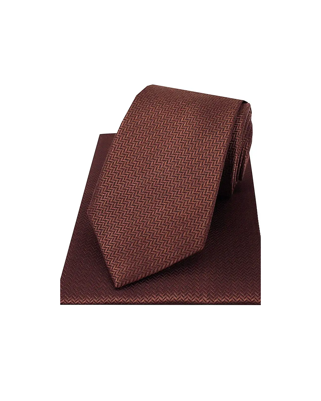 Silk Hankies Soprano Ties Soprano Chocolate Brown Herringbone Silk Tie And Hanky Set £34.00