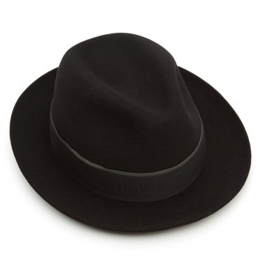 Trilbies & Pork Pies Christys Hats Filkins Fur Felt Trilby Hat-CH-CSO100274BLAC-55 £154.00