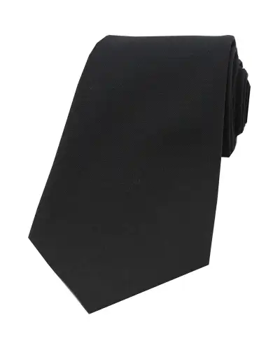 Polyester Ties Soprano Ties Soprano Black Stock Funeral Polyester Tie £14.00