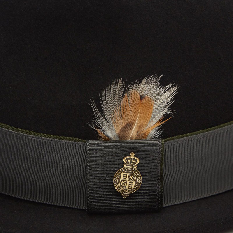 Trilbies & Pork Pies Christys Hats Finchley Fur Felt Trilby Hat-CH-CSO100273BLAC-55 £154.00