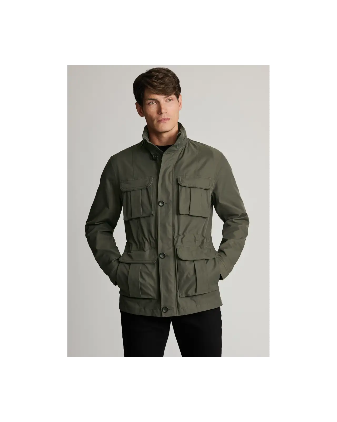 Jackets Brook Taverner Malham Khaki Four Pocket Field Jacket £116.00