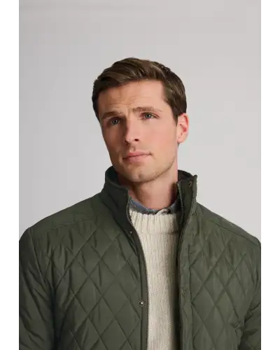 Jackets Brook Taverner Haydock Khaki Quilted Water Repellent Jacket £89.00