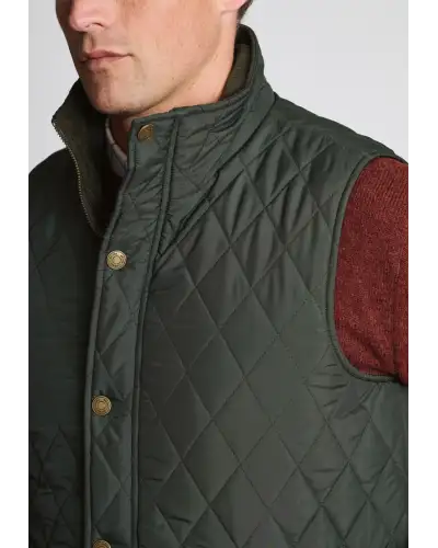 Gilets Brook Taverner Pidcock Khaki Quilted Water Repellent Gilet £71.00