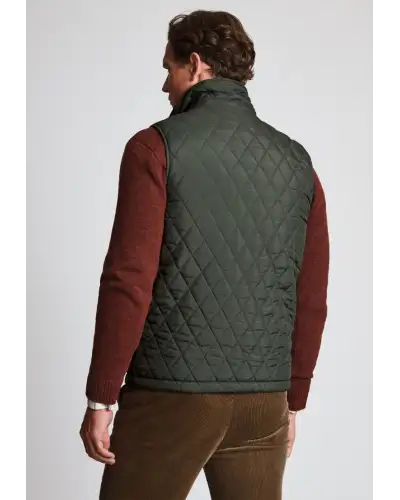 Gilets Brook Taverner Pidcock Khaki Quilted Water Repellent Gilet £71.00