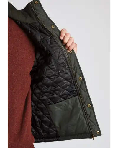 Gilets Brook Taverner Pidcock Khaki Quilted Water Repellent Gilet £71.00