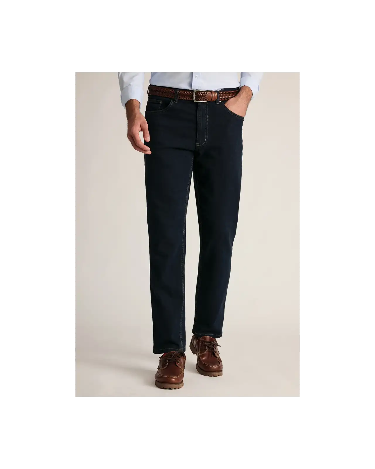Fit Trousers Brook Taverner Regular Fit Douglas Indigo Denim Jeans £54.00