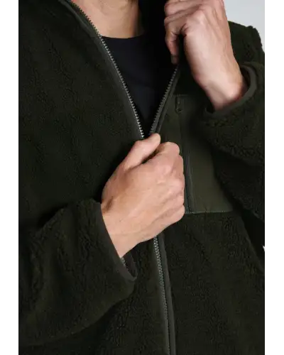 Fleece Jackets Brook Taverner Heathfield Khaki Full Zip Borg Fleece £62.00