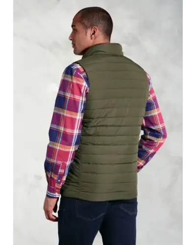 Gilets Brook Taverner Tampa Olive Quilted Puffer Gilet £62.00