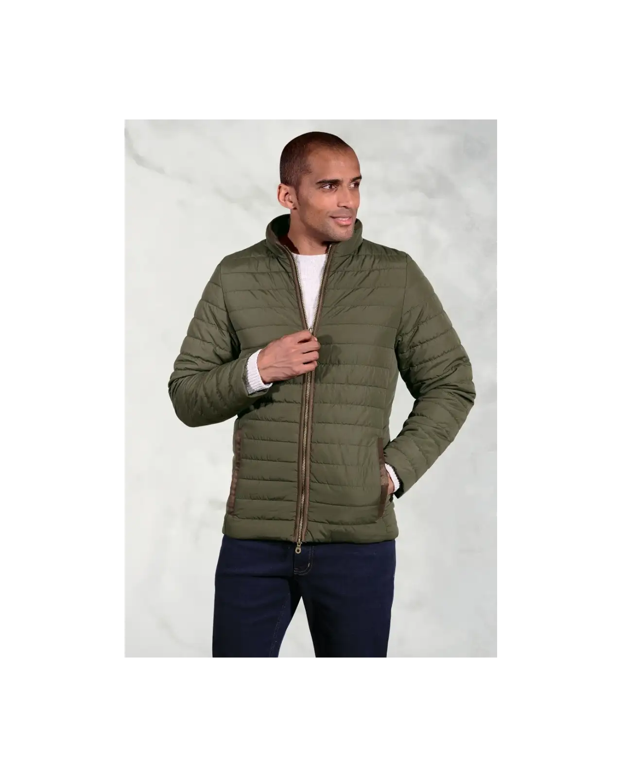 Puffer Jackets Brook Taverner Orlando Olive Quilted Puffer Jacket £89.00