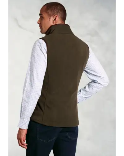 Gilets Brook Taverner Cincinnati Olive Fleece Gilet £45.00