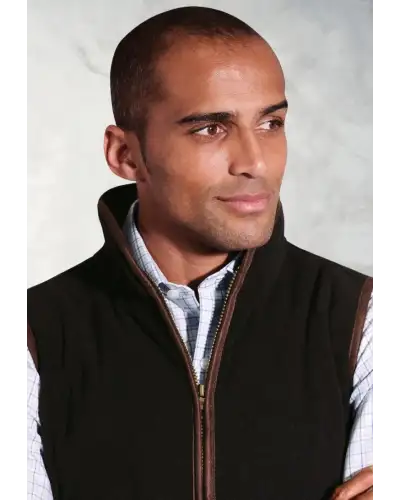 Gilets Brook Taverner Cincinnati Gunmetal Fleece Gilet £45.00