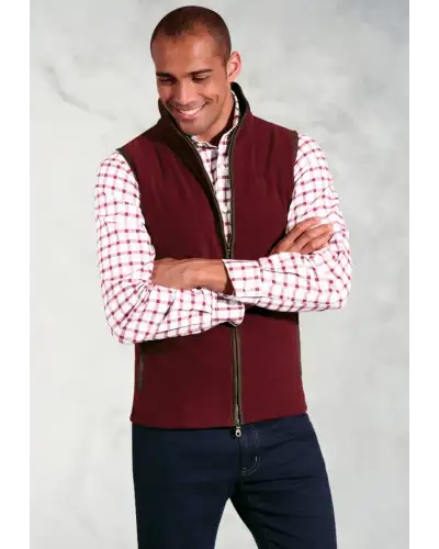 Gilets Brook Taverner Cincinnati Fig Fleece Gilet £45.00