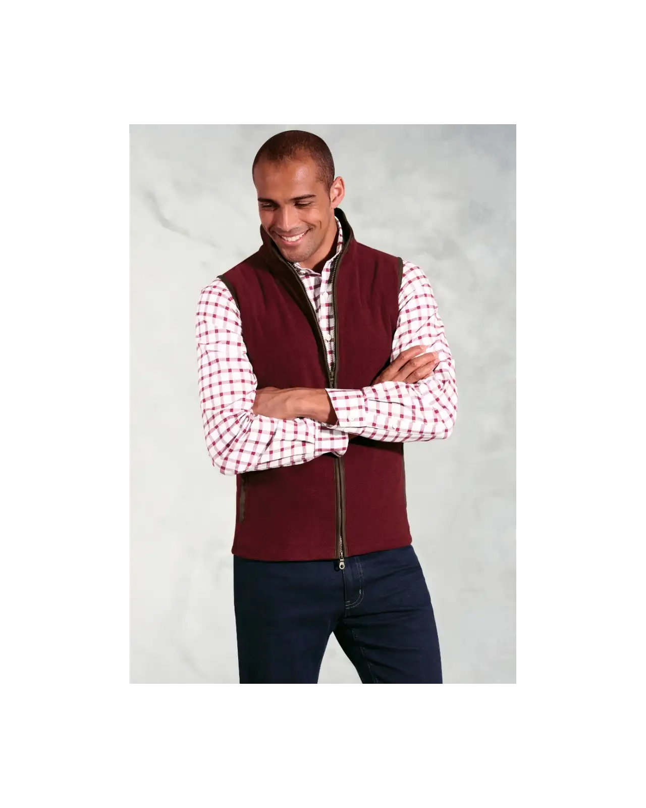 Gilets Brook Taverner Cincinnati Fig Fleece Gilet £45.00