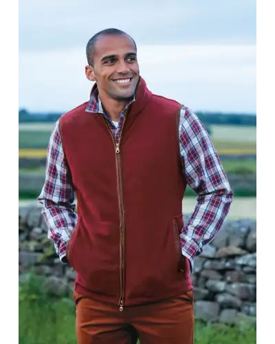 Gilets Brook Taverner Cincinnati Fig Fleece Gilet £45.00