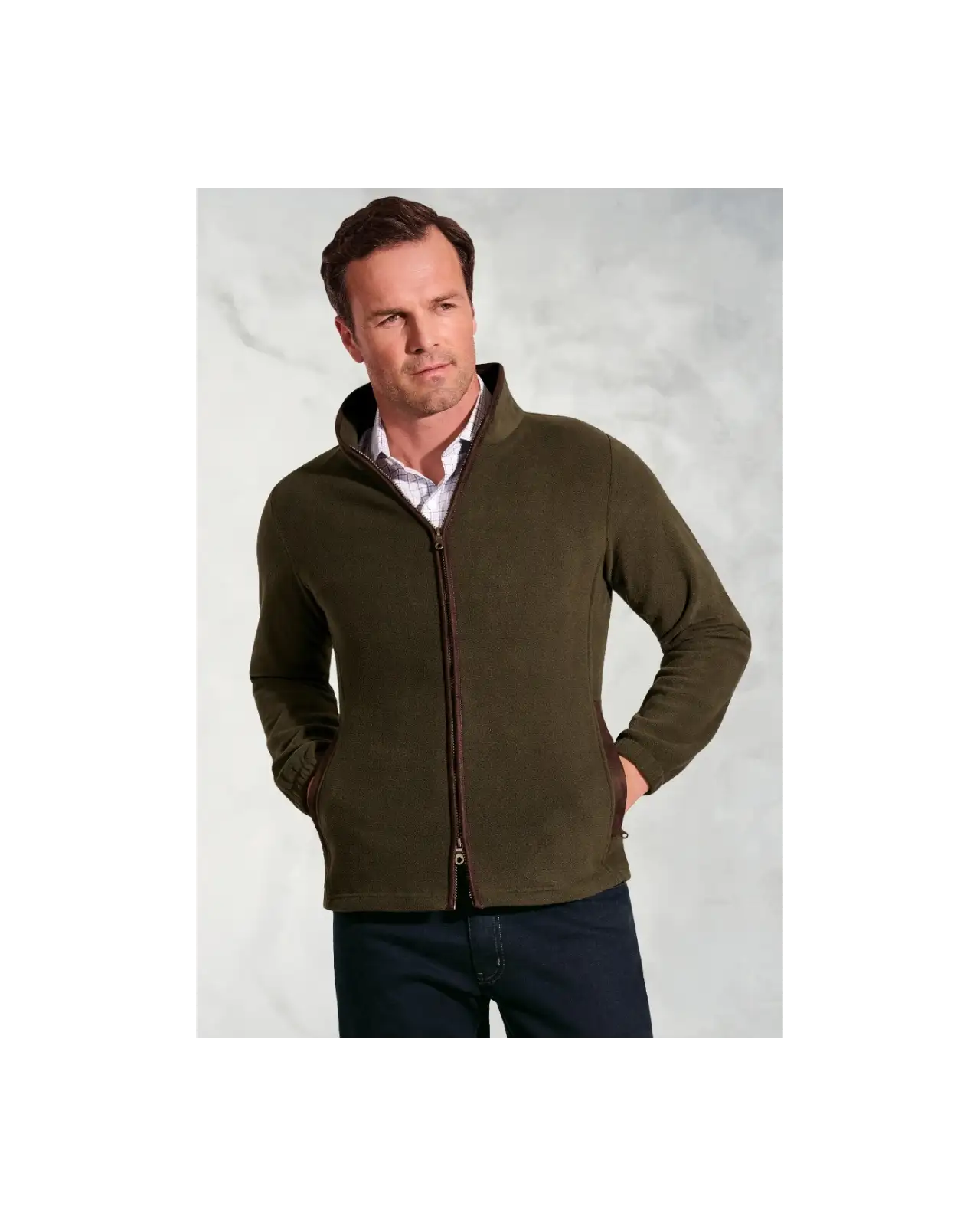 Fleece Jackets Brook Taverner Baltimore Olive Long Sleeve Fleece £54.00