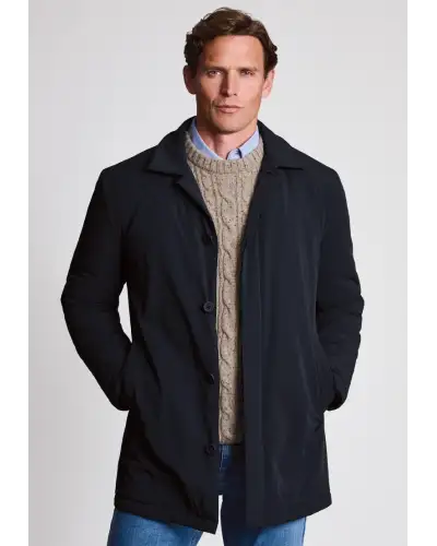 Coats Brook Taverner Somerdale Navy Performance Padded Car Coat £116.00