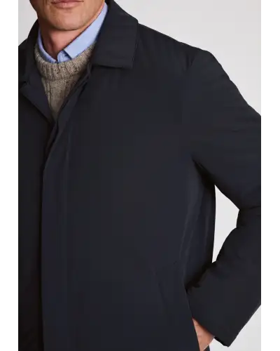 Coats Brook Taverner Somerdale Navy Performance Padded Car Coat £116.00