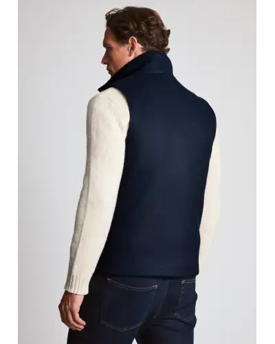 Gilets Brook Taverner Harting Navy Melton Gilet £89.00