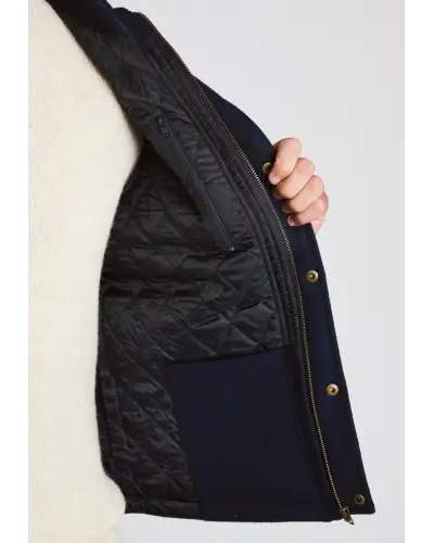 Gilets Brook Taverner Harting Navy Melton Gilet £89.00