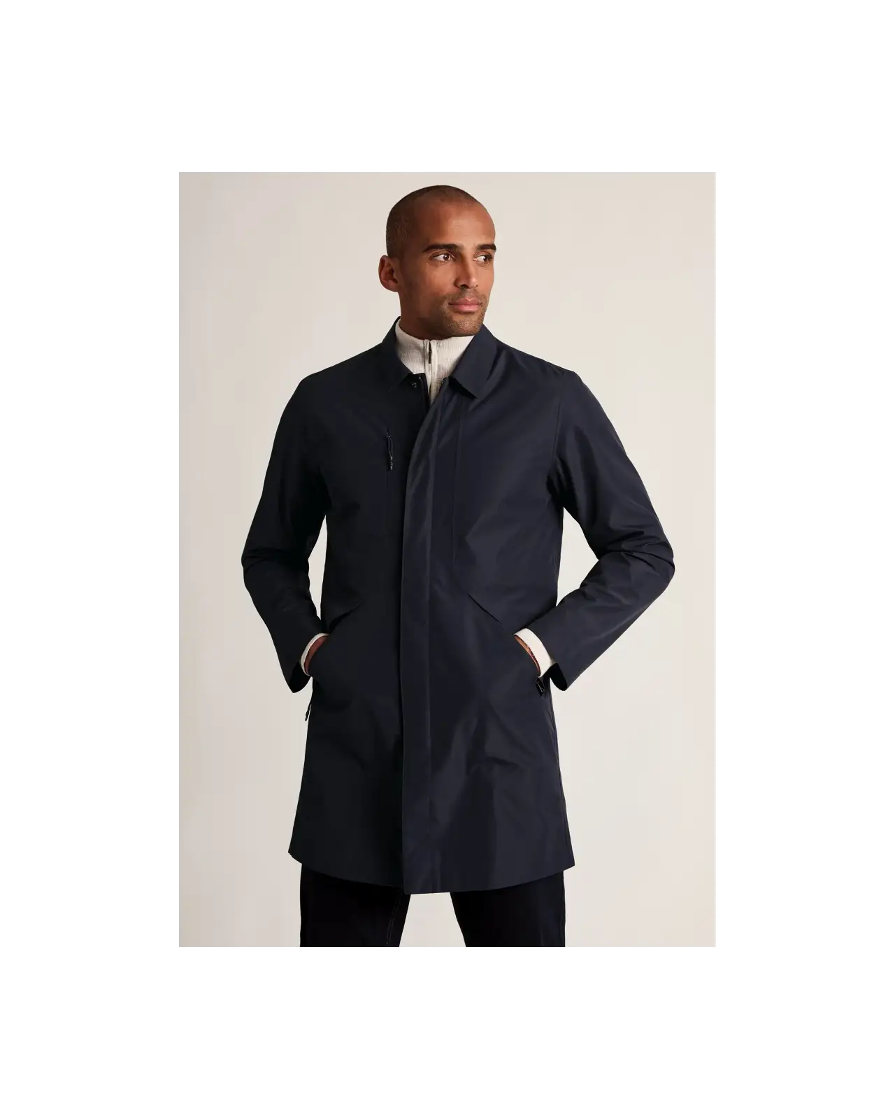 Coats Brook Taverner Spencer Navy Repellent Raincoat £89.00