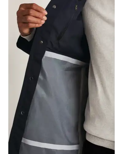 Coats Brook Taverner Spencer Navy Repellent Raincoat £89.00