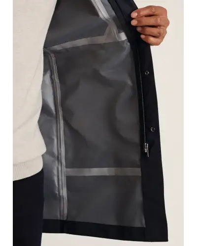 Coats Brook Taverner Spencer Navy Repellent Raincoat £89.00